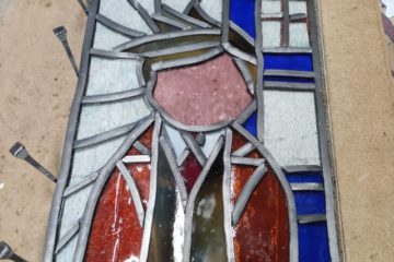 Dr Who stained glass